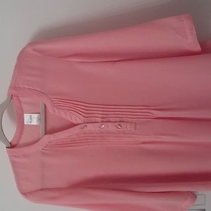 Elegant and casual pnk blouse never use.
